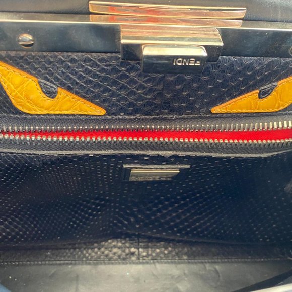 FENDI Peekaboo Monster Python Leather - RARE - AUT - Picture 3 of 10